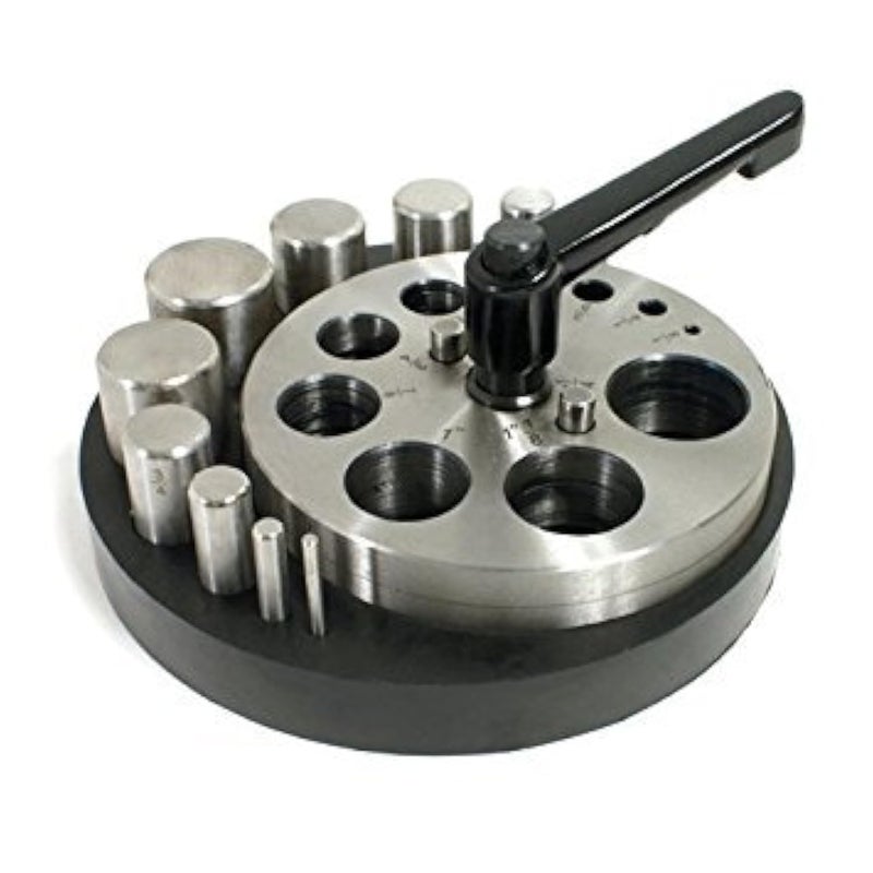 SFC TOOLS Disc Cutter - Circle - 10 Punches - Rubber Base - for Jewelry Making - SFC Tools 28-590 - Image 1